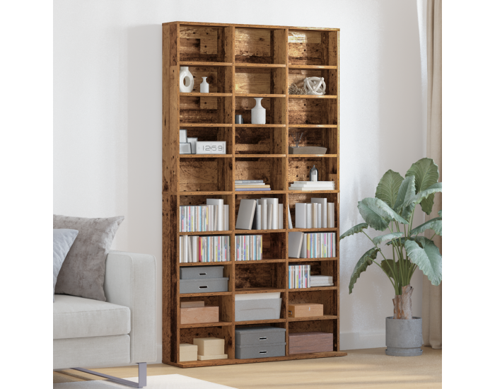 Sonata H CD шкаф - Старо дърво - 101x23x177.5 см - Конструирано дърво Sonata H CD шкаф - Старо дърво - 101x23x177.5 см - Конструирано дърво