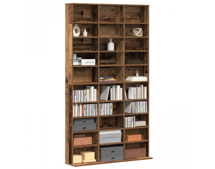 Sonata H CD шкаф - Старо дърво - 101x23x177.5 см - Конструирано дърво Sonata H CD шкаф - Старо дърво - 101x23x177.5 см - Конструирано дърво