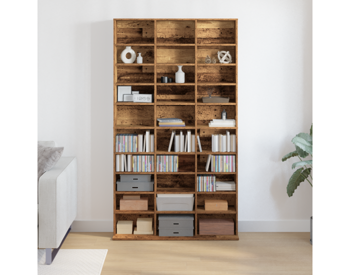 Sonata H CD шкаф - Старо дърво - 101x23x177.5 см - Конструирано дърво Sonata H CD шкаф - Старо дърво - 101x23x177.5 см - Конструирано дърво