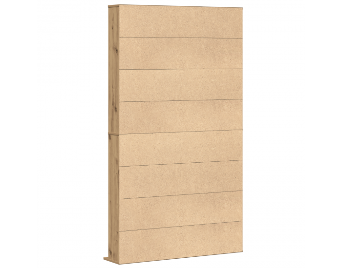 Sonata H Шкаф за CD от артезан дъб - 101x23x177.5 см, изработен от инженерна дървесина