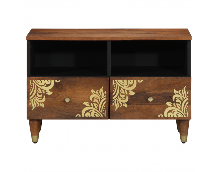 Sonata H ТВ шкаф 70x33x46 см от масивно дърво от манго