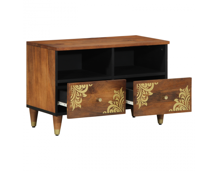 Sonata H ТВ шкаф 70x33x46 см от масивно дърво от манго