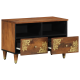 Sonata H ТВ шкаф 70x33x46 см от масивно дърво от манго