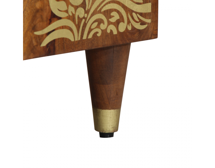 Sonata H ТВ шкаф 105x33x46 см от масивно мангово дърво