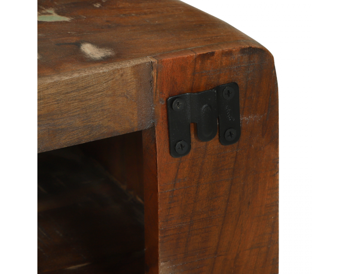 Sonata H ТВ шкаф 80x32x36 см от масивна регенерирана дървесина