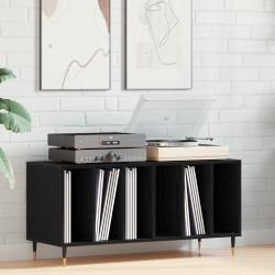 Sonata H Шкаф за записи Черен дъб 100x38x48 см Инженерна дървесина - ТВ шкафове
