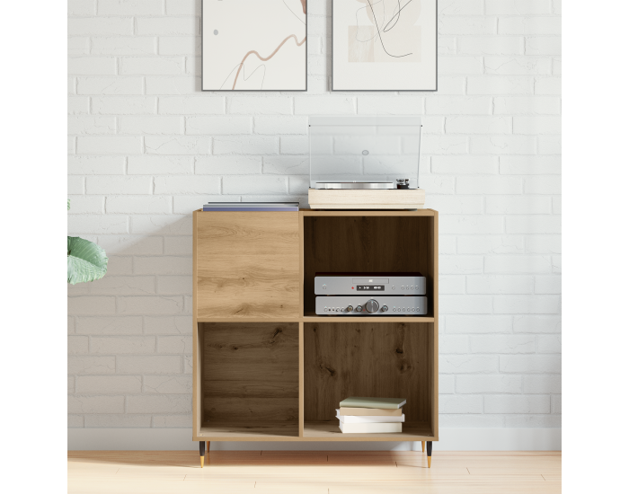 Sonata H Шкаф за записи Старо дърво 84,5x38x89 см Инженерна дървесина Sonata H Шкаф за записи Старо дърво 84,5x38x89 см Инженерна дървесина