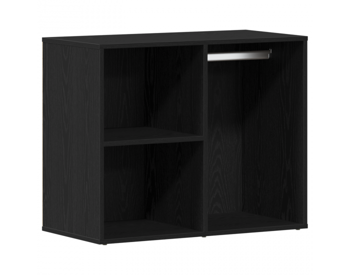 Sonata H LED тоалетка с 2 шкафа от черен дъб инж. дървесина