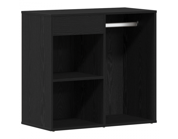 Sonata H LED тоалетка с 2 шкафа от черен дъб инж. дървесина