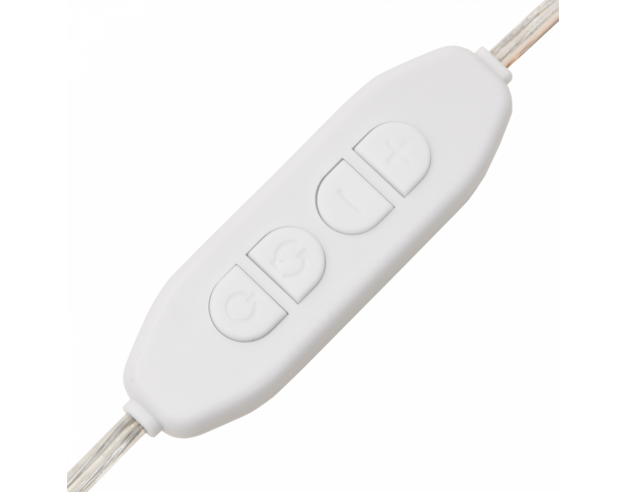Sonata H Тоалетна маса с LED изкуствен дъб 100x40x130 см