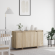 Sonata H Шкаф от дъб Дъб Sonoma Инженерна дървесина 135 x 41 x 75 см