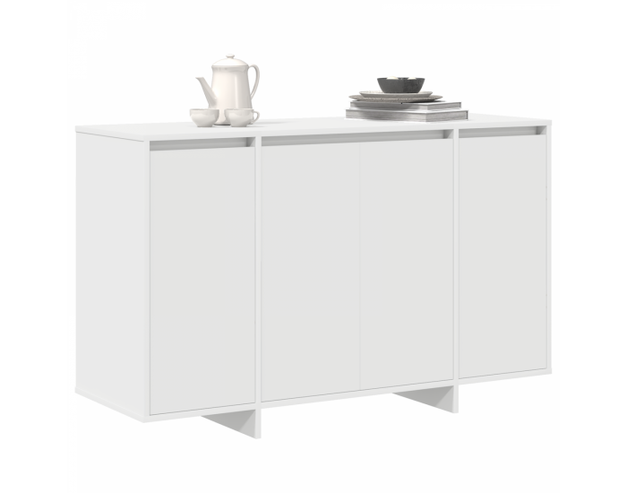 Sonata H Бял шкаф Бял Инженерна дървесина 120 x 41 x 75 см