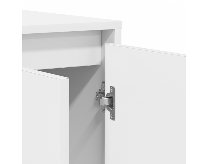 Sonata H Бял шкаф Бял Инженерна дървесина 120 x 41 x 75 см