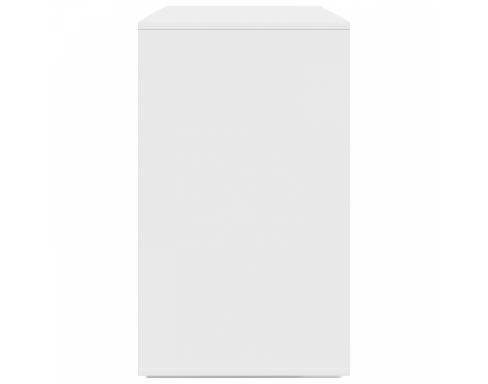 Sonata H Бял шкаф Бял Инженерна дървесина 120 x 41 x 75 см