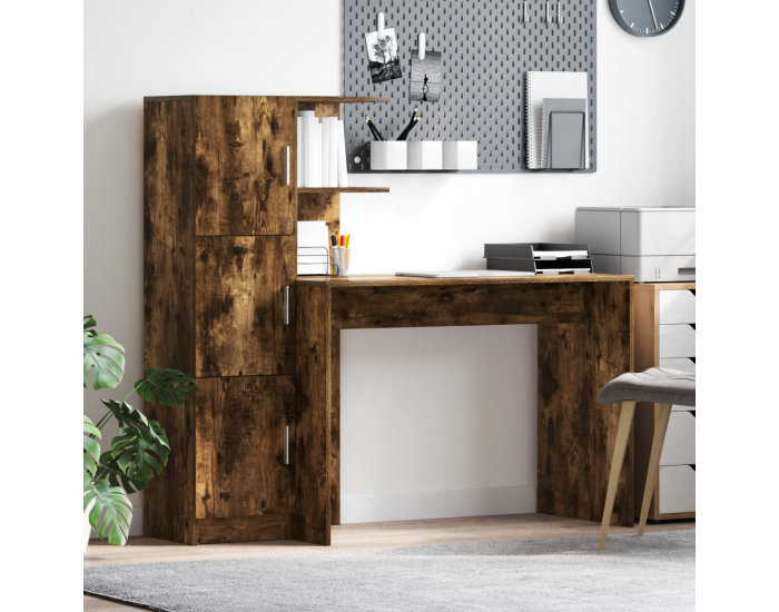 Sonata H Масичка с пространство за съхранение Опушен дъб Инженерна дървесина