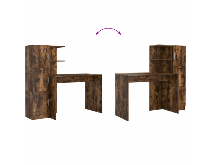 Sonata H Масичка с пространство за съхранение Опушен дъб Инженерна дървесина