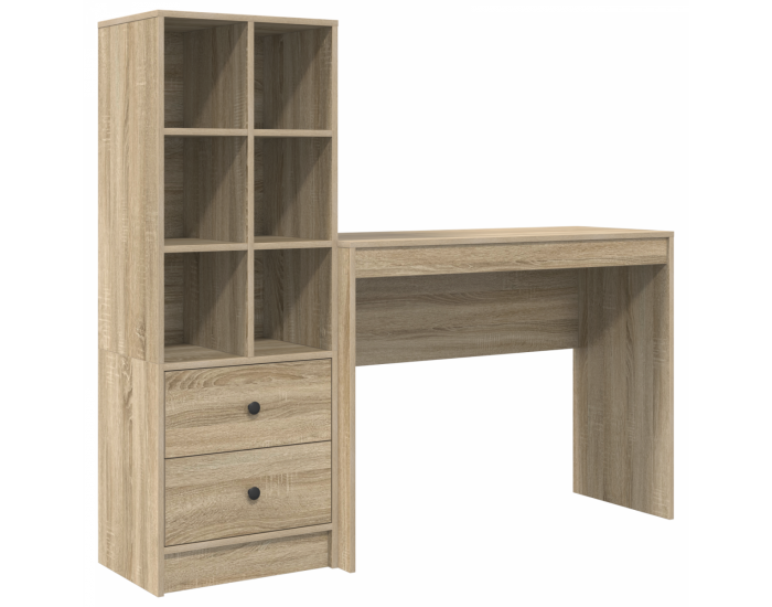 Sonata H Бюро с хранилище Sonoma Oak Инженерна дървесина