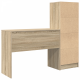 Sonata H Бюро с хранилище Sonoma Oak Инженерна дървесина