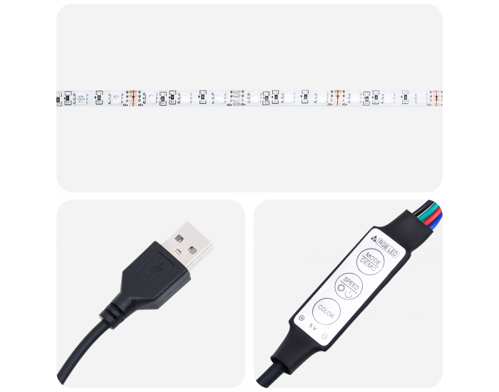Sonata H Секретар с LED осветление Старо дърво 41x37x100 см