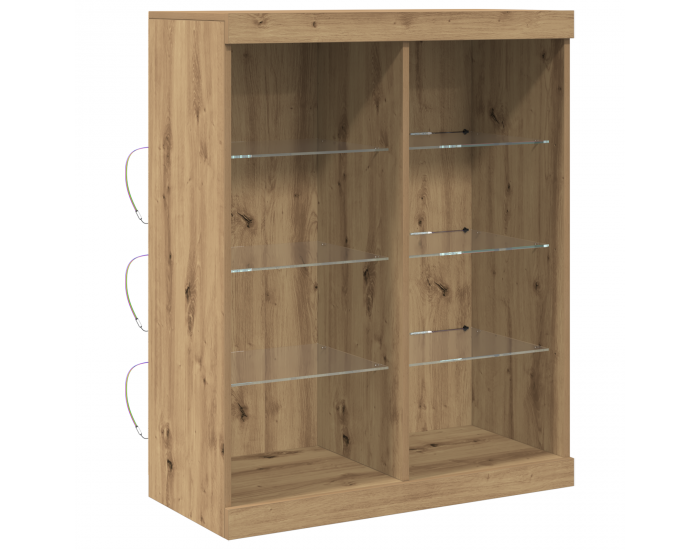 Sonata H Седен с LED осветление Дъбово дърво 41x37x100 см