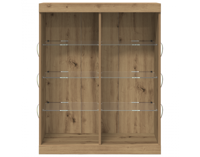 Sonata H Седен с LED осветление Дъбово дърво 41x37x100 см