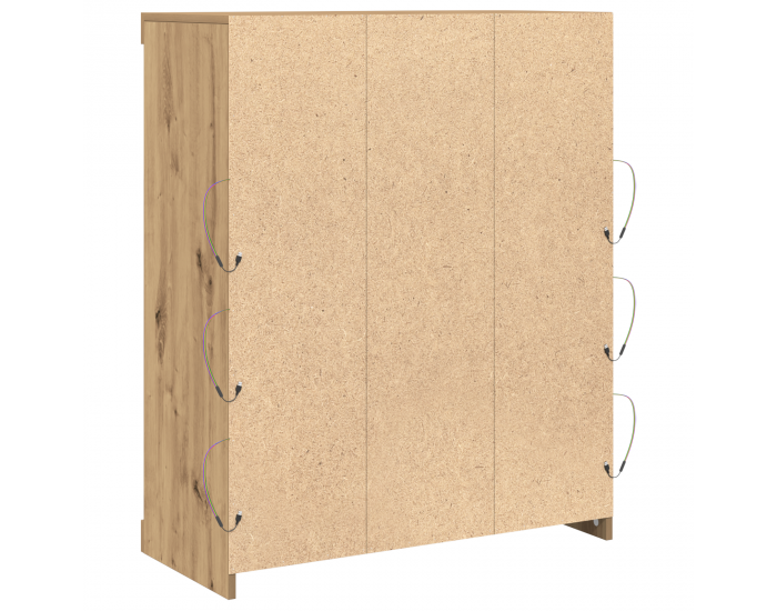 Sonata H Седен с LED осветление Дъбово дърво 41x37x100 см