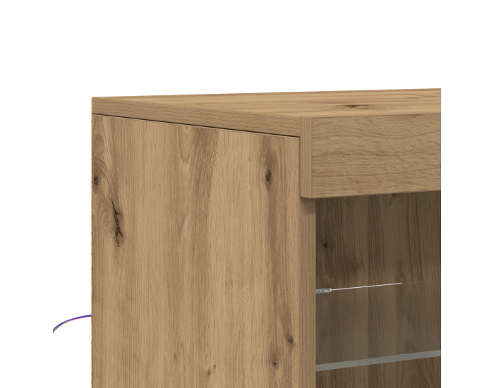 Sonata H Седен с LED осветление Дъбово дърво 41x37x100 см