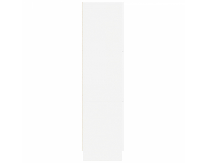 Sonata H Бял шкаф Бяло МДФ дървесина Среден Бял шкаф Правоъгълен