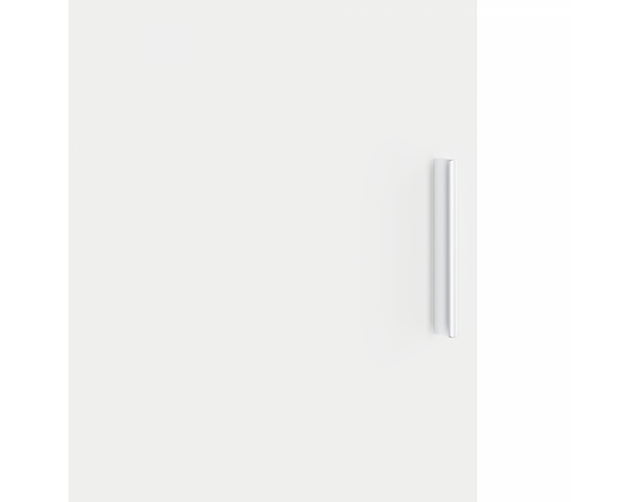 Sonata H Бял шкаф Бяло МДФ дървесина Среден Бял шкаф Правоъгълен