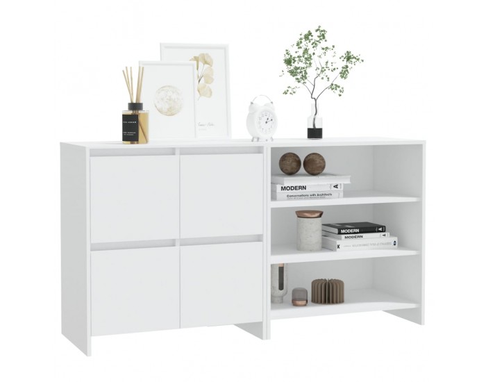 Sonata H Бюфет от 2 части, бял, инженерно дърво