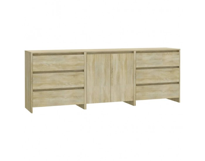 Sonata H Бюфети, 3 бр, дъб сонома, инженерна дървесина