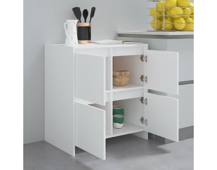 Sonata H Бюфет, бял, 70x41x75 см, инженерно дърво