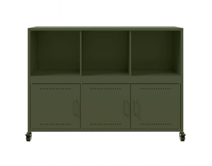 Sonata H Бюфет, маслиненозелен, 100,5x39x72 см, стомана Sonata H Бюфет, маслиненозелен, 100,5x39x72 см, стомана
