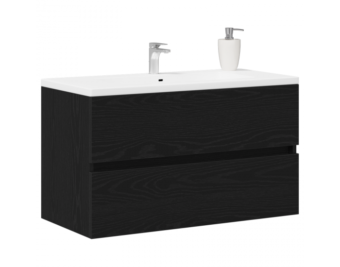 Sonata H Мивка шкаф Черен дъб 80x38.5x45 см Инженерна дървесина