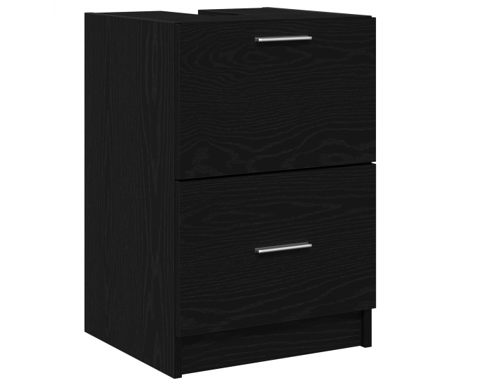 Sonata H Чекмедже за мивка Черен дъб 40x37x59 см Инженерна дървесина