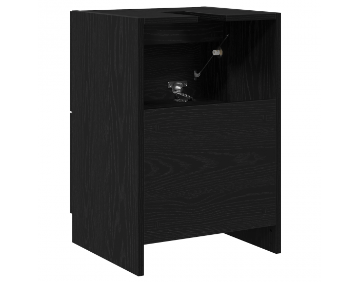 Sonata H Чекмедже за мивка Черен дъб 40x37x59 см Инженерна дървесина