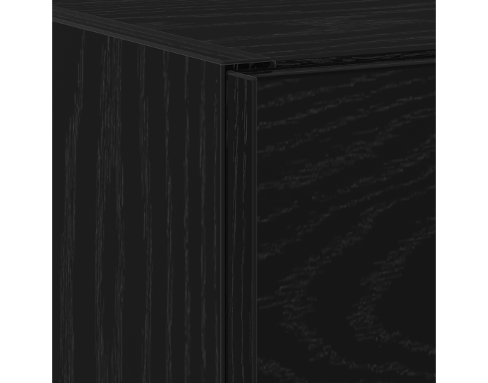 Sonata H Чекмедже за мивка Черен дъб 40x37x59 см Инженерна дървесина