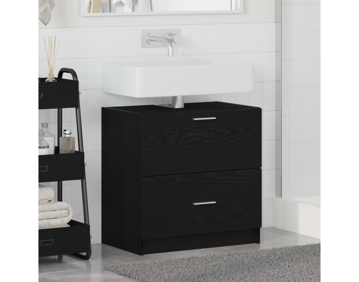 Sonata H Чекмедже за мивка Черен дъб 59x37x59 см