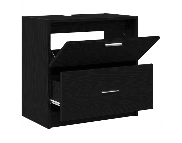 Sonata H Чекмедже за мивка Черен дъб 59x37x59 см