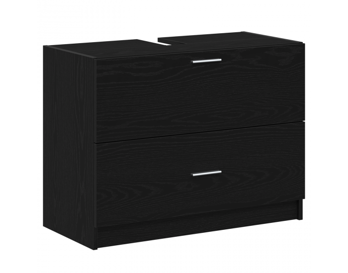 Sonata H Мивка шкаф Черен дъб 78x37x59 см Инженерна дървесина