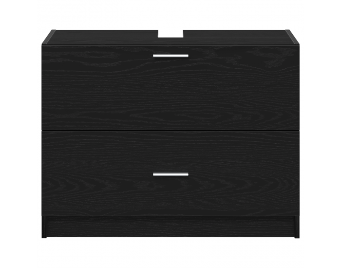 Sonata H Мивка шкаф Черен дъб 78x37x59 см Инженерна дървесина