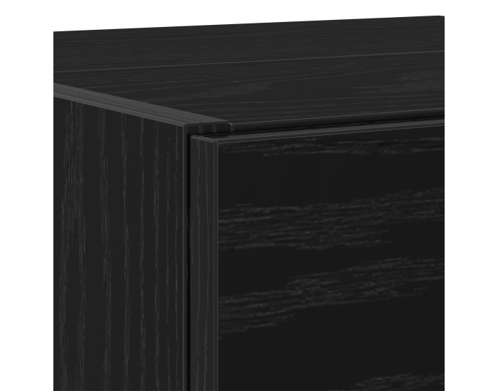 Sonata H Мивка шкаф Черен дъб 78x37x59 см Инженерна дървесина