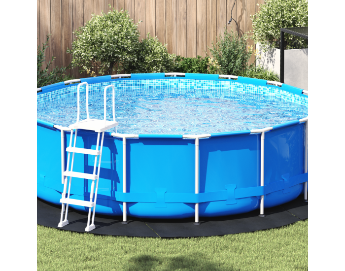 Sonata H Кръгло покривало за басейн Черно Пластмаса Ø 366 см