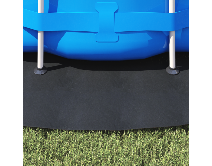 Sonata H Кръгло покривало за басейн Черно Пластмаса Ø 366 см