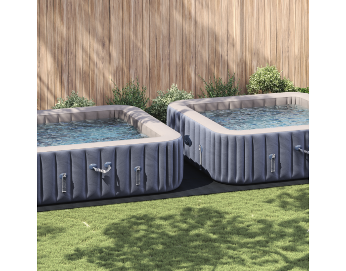 Sonata H Правоъгълно покривало за басейн Черно Пластмаса 820 x 420 см