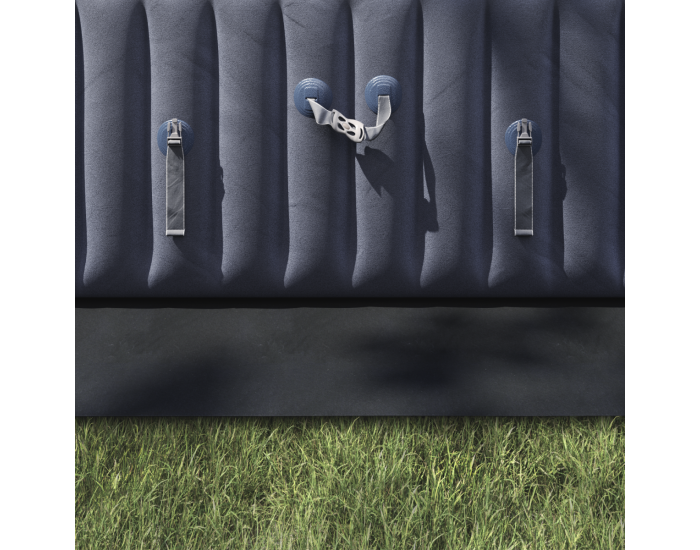 Sonata H Правоъгълно покривало за басейн Черно Пластмаса 820 x 420 см