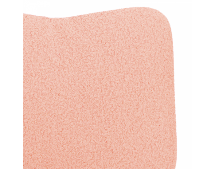 Sonata H Релаксиращ стол Розова къдрена вълнообразна тапицерия