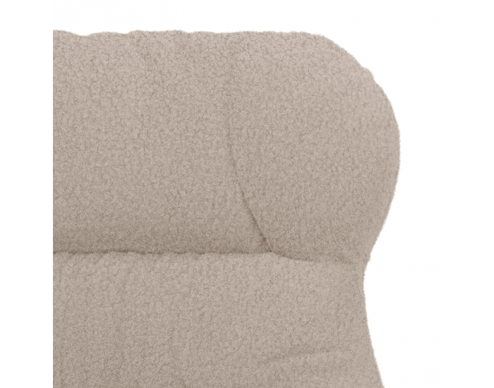 Sonata H Успокояващ стол Светлосив копринен подобен текстил