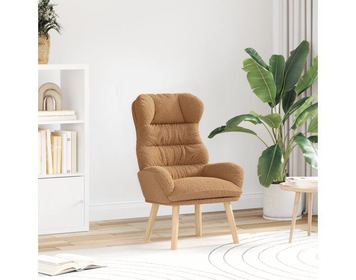 Sonata H Отпускащ стол Бежов с козина подобна на вълна