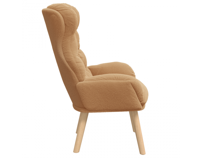 Sonata H Отпускащ стол Бежов с козина подобна на вълна